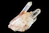 Tangerine Quartz Crystal Cluster - Madagascar #156907-1